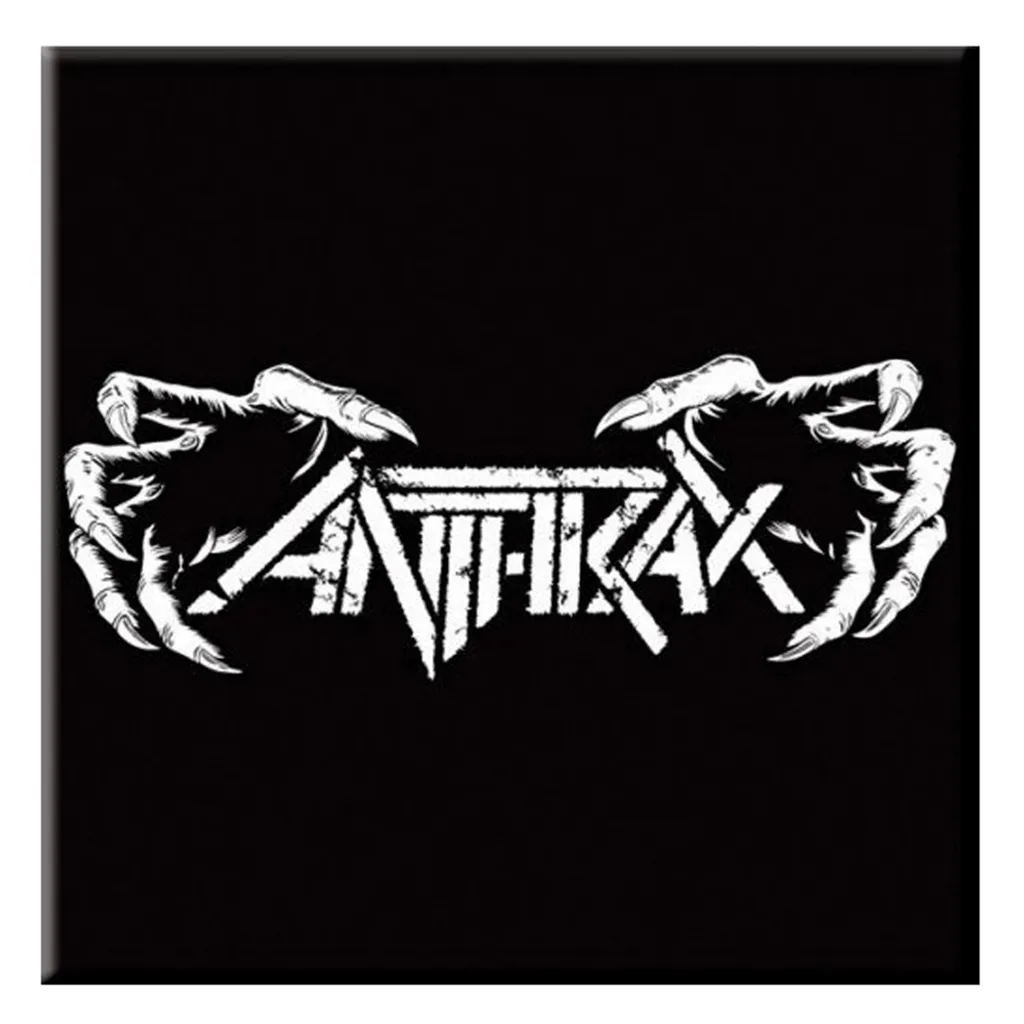 Anthrax - Kühlschrank-Magnet "Death Hands" RO7299 (Einheitsgröße) (Schwarz/Weiß)